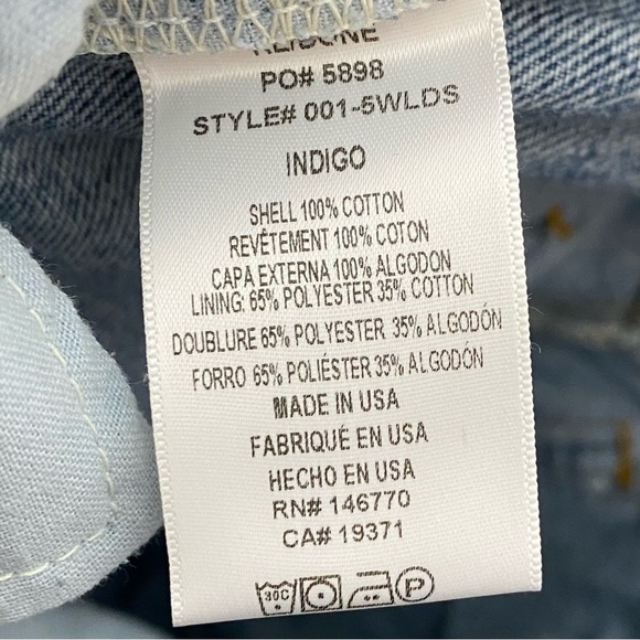 Re/Done Denim Maxi Skirt - Picture 6 of 7